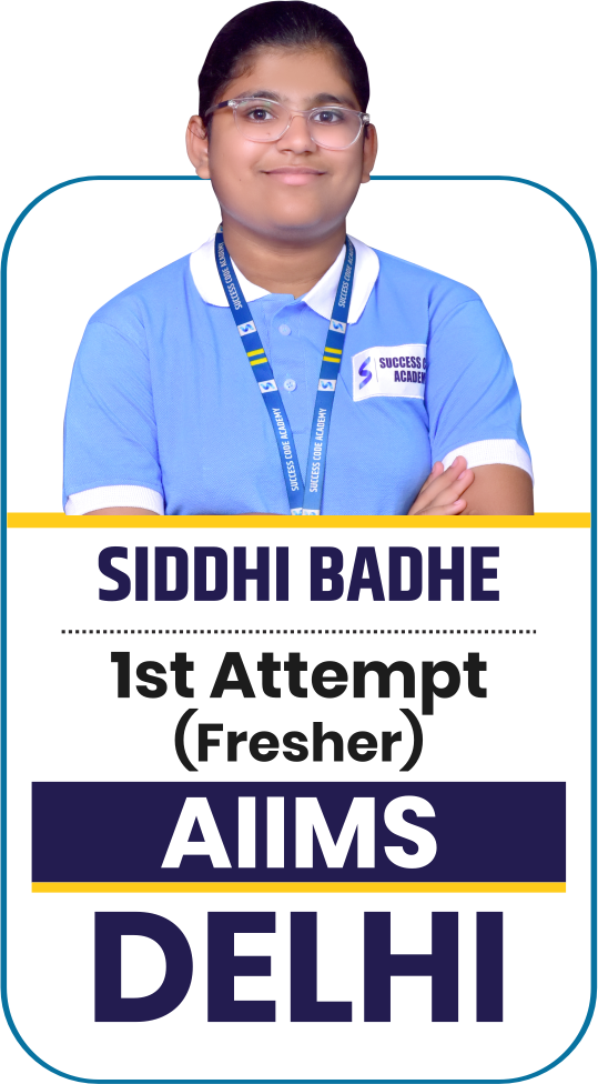 Siddhi Badhe - NEET UG 2025 Topper